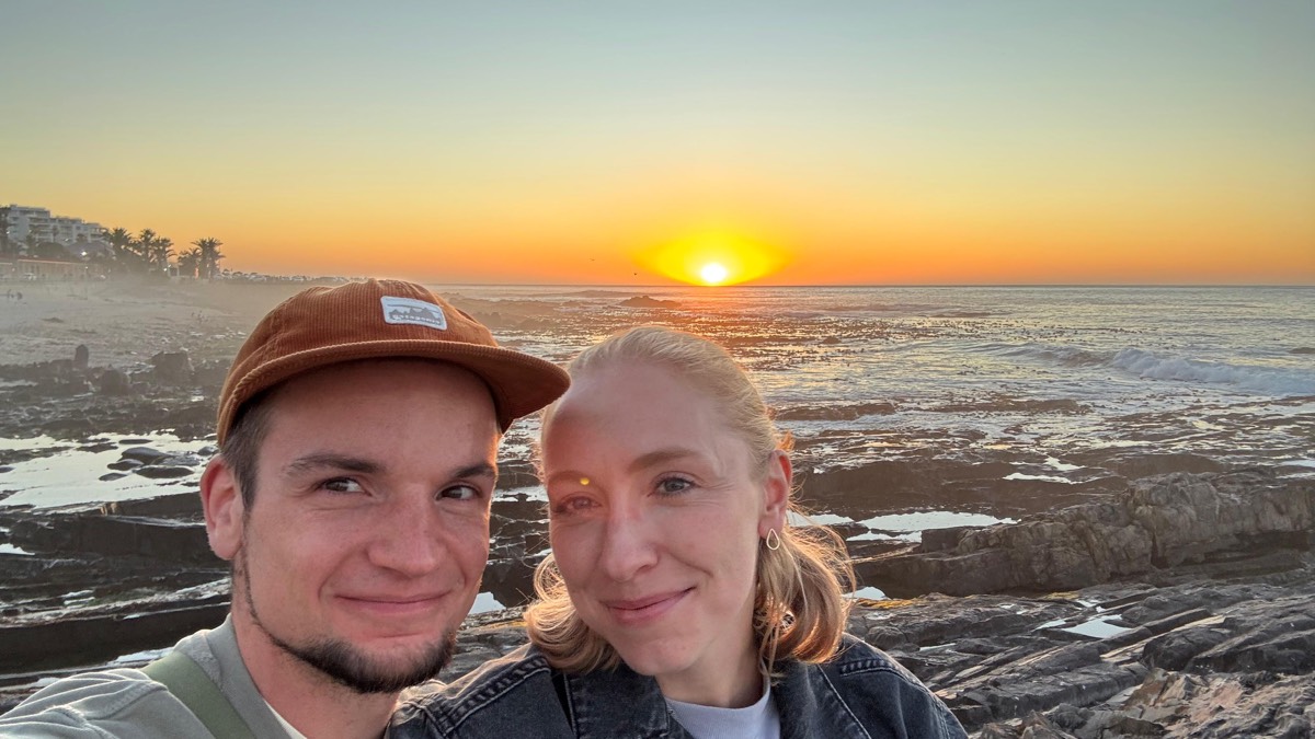 Sonnenuntergang an der Küste